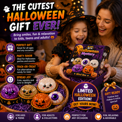 🔥70% OFF TODAY 🎃Halloween Steamed Bun Squishy Mystery Box Toy