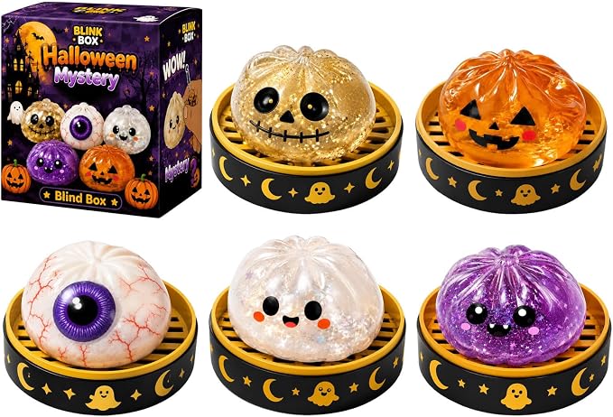 🔥70% OFF TODAY 🎃Halloween Steamed Bun Squishy Mystery Box Toy
