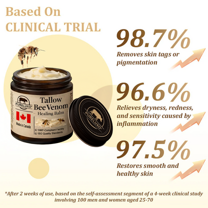 【70% OFF Ends Today】Pureluxo® Tallow Bee Venom Healing Balm（Targets Bumps, Wrinkles & Stressed Skin — Without Steroids）